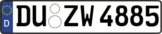 DU-ZW4885