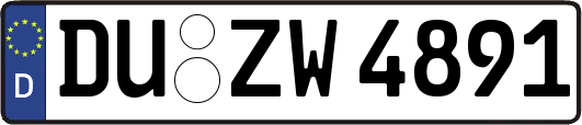 DU-ZW4891