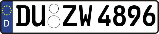 DU-ZW4896