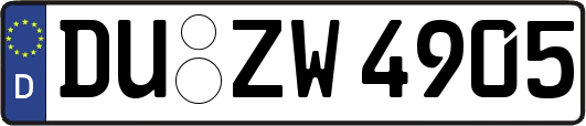 DU-ZW4905