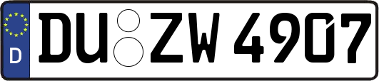 DU-ZW4907