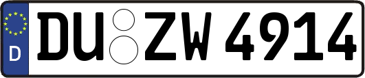 DU-ZW4914