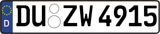 DU-ZW4915