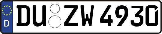DU-ZW4930