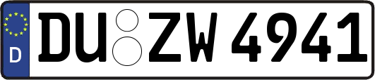DU-ZW4941