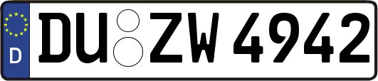 DU-ZW4942