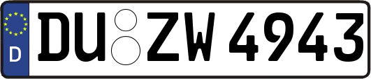 DU-ZW4943