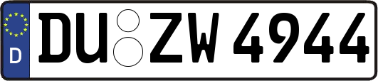 DU-ZW4944