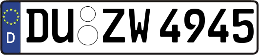 DU-ZW4945