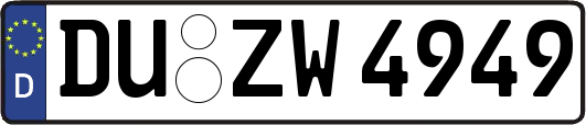 DU-ZW4949