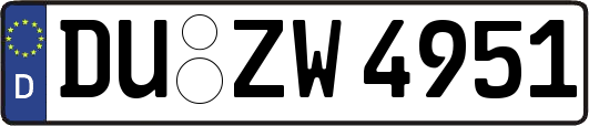 DU-ZW4951