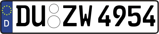 DU-ZW4954