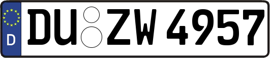 DU-ZW4957