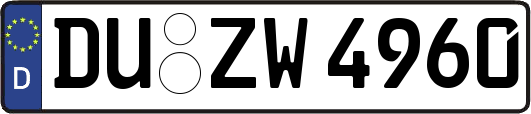 DU-ZW4960