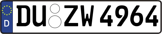 DU-ZW4964