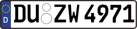DU-ZW4971