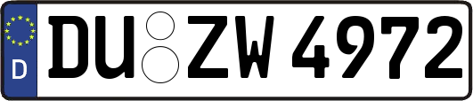 DU-ZW4972
