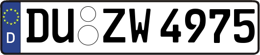 DU-ZW4975