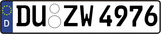 DU-ZW4976