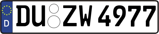 DU-ZW4977