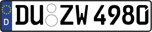 DU-ZW4980