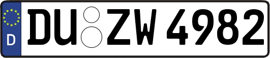 DU-ZW4982