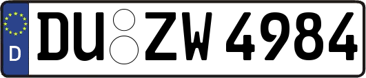 DU-ZW4984