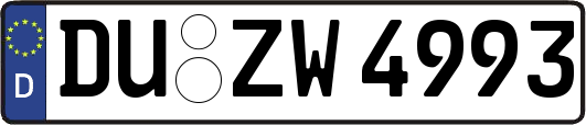 DU-ZW4993