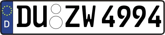 DU-ZW4994