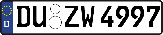 DU-ZW4997
