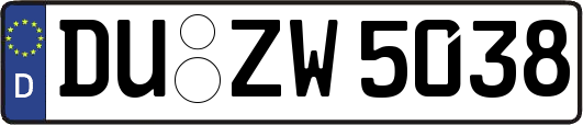 DU-ZW5038