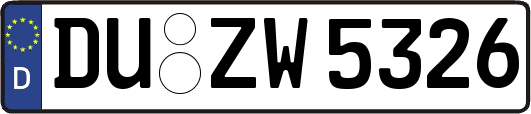 DU-ZW5326