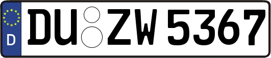DU-ZW5367