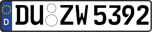 DU-ZW5392