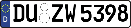 DU-ZW5398
