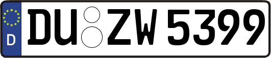 DU-ZW5399