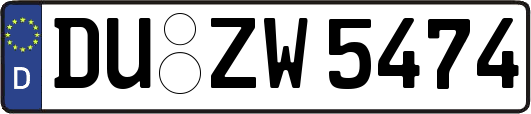 DU-ZW5474