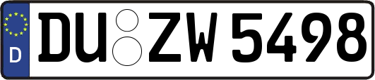DU-ZW5498