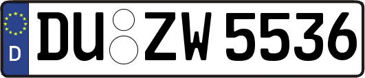 DU-ZW5536