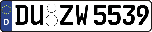 DU-ZW5539
