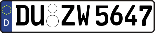 DU-ZW5647