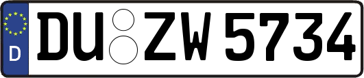 DU-ZW5734