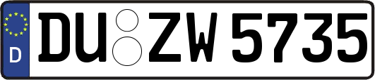 DU-ZW5735