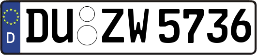 DU-ZW5736