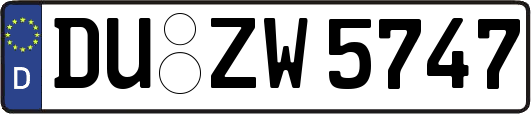 DU-ZW5747