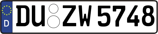 DU-ZW5748