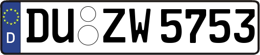 DU-ZW5753
