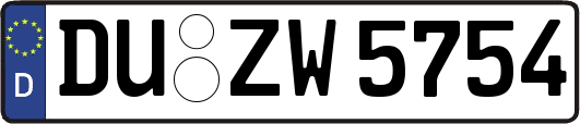 DU-ZW5754