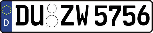DU-ZW5756