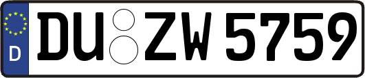 DU-ZW5759